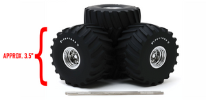 66" Firestone Monster Truck Wheel and Tire Set 1:18 Scale