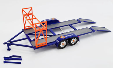Union 76 Tandem Car Trailer 1:18 Diecast