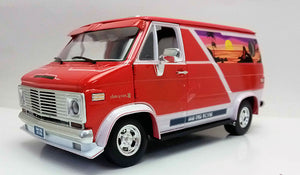 1976 Chevrolet G-Series Van - Good Times Machine 1:18 Diecast