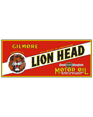 Gilmore Lion Head Vintage Style Sign