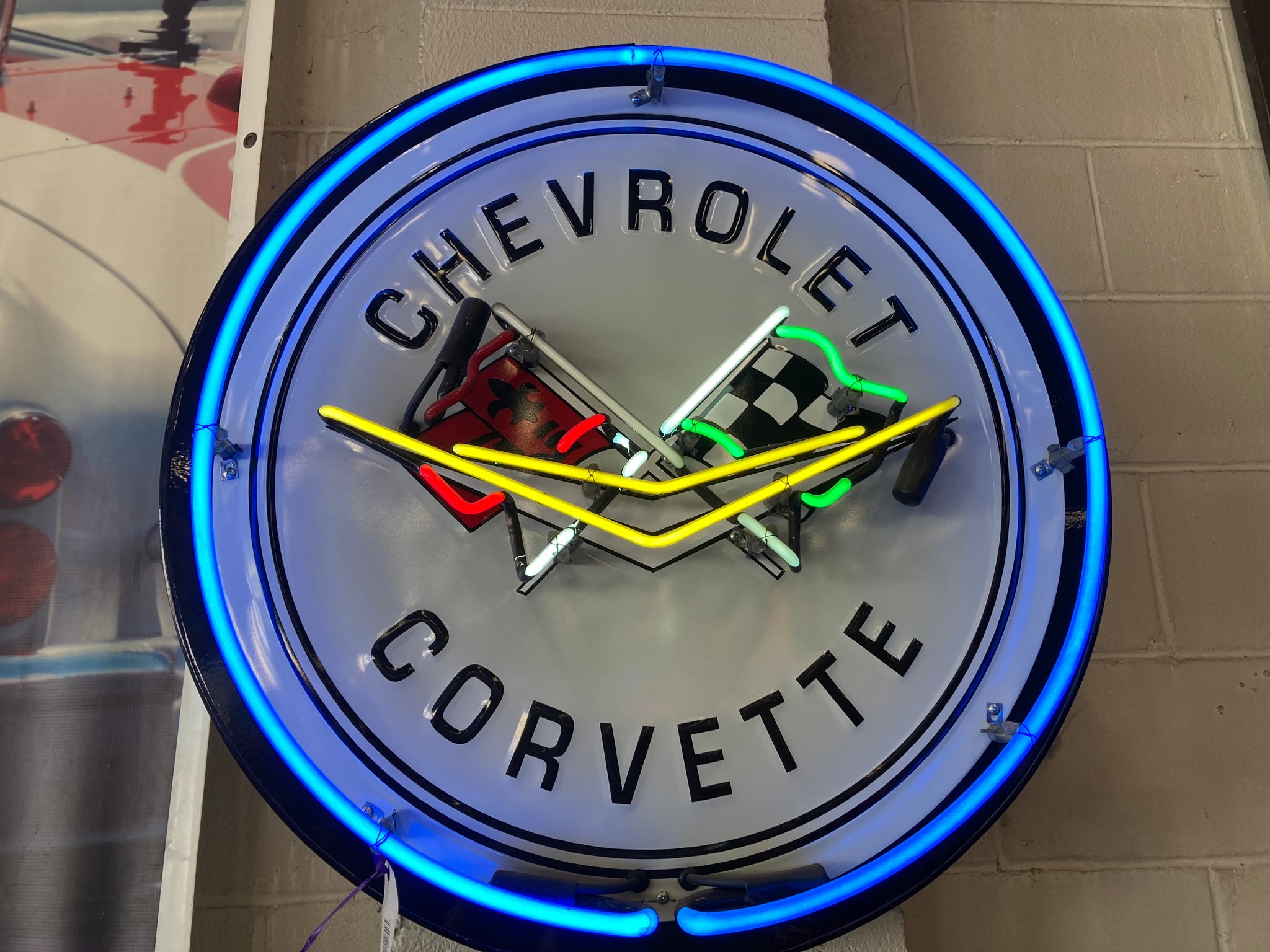 Corvette Racing Sign Chevrolet Corvette Neon Sign – Fast Lane Classic Cars