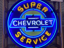 Chevrolet Super Service Neon Sign