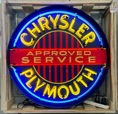 Chrysler Plymouth Neon Sign