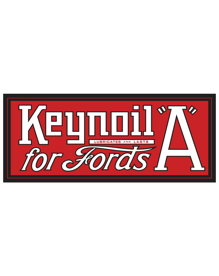 Keynoil A For Fords Vintage Style Sign