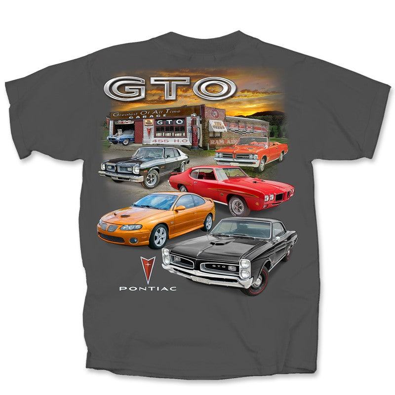 Pontiac GTO Garage T Shirt Fast Lane Classic Cars