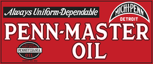 Penn-Master Oil Vintage Style Sign