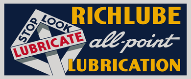 Richlube Vintage Style Sign