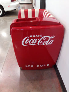 Drink Ice Cold Coca Cola Upholstered Metal Armchair